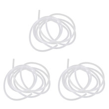3pièces 2M X 5Mm Claire Plastique Souple Aquarium Conduite D'Air Etang Pompe Poisson Tube Tuyau