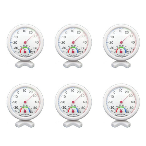 6X Hygrometer Humidity Thermometer Temp/Temperature Meter