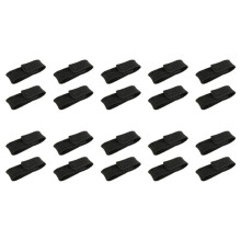 20pcs 13cm Black Nylon Holster Holder Belt Pouch Case Bag for LED Flashlight Torch