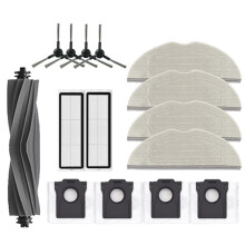 Accessoires pour Aspirateur Robot pour pour Mova S10 / pour Mova S10 Sacs à Poussière Serpillière Brosses Latérales Principales Chiffons,