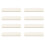 8X Guitar Guitar Bridge Ivory Bone Bone Nut Saddle Acoustic Bridge Saddle 1