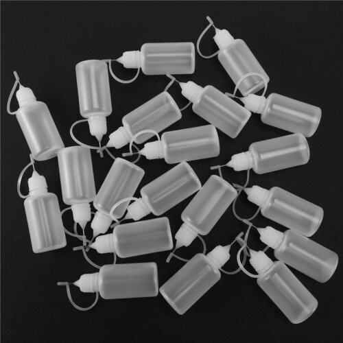 60 Pcs Precision Tip Applicator Bottle, Empty Applicator Glue Bottle for Small Gluing Projects, 30Ml /1 Ounce 1