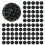 500pcs Aquarium Bio  Fischkalter Filter Schwarz 16mm 1