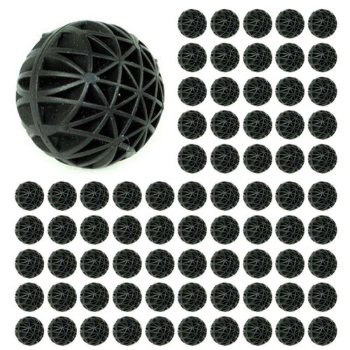 500pcs Aquarium Bio Balls Fish Tank Filters Black 16MM