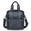 Leather Mens Briefcase with Organized Storage, Slim Cowhide Shoulder Bag for Work 1