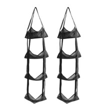 2pcs 4-Tier Hanging Storage Organizer for All Sports Balls, Vertical Hanging Storage,Home Gym Decor,Yoga Mat Holder