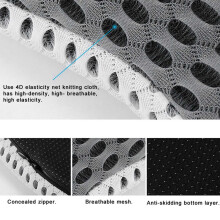 2X Car Truck Wedge  Cushion for Pressure Relief Pain Relief Butt Cushion Orthopedic Ergonomic Support Memory Foam