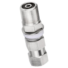 Radio Antenna Adapter SO239 to 3/8x24 Stud Antenna Adapter for 3/8 X 24 Threads Ham Radio Antennas Mounting Surface