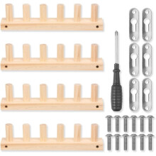 4Pcs Chunky Knitting Blanket Loom, with 1 Screwdriver & Assembly Tools, Knitting for Blankets, Afghans, Throws
