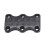 Magnetic Shoe Closure Fast Shoelace Closing 4 Pair (Black) 1