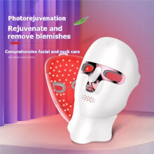 Red Light Therapy for Face-LED Face Masks Lights Therapys Infrared Red Light Therapy Mask for Home Working Yoga Sleep