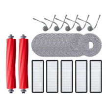 For QV 35A / QV 35S Robot Vacuum Cleaner Main Side Brush Mop Cloth Hepa Filter Dust Bags Replacement Parts