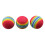 100Pcs  Swing Training Aids Indoor Practice Sponge Foam Rainbow Balls 3