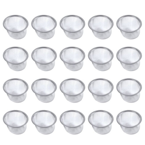 20X Tekanna Diameter 80 mm MetallnäT Teblad Kryddor Silkorg