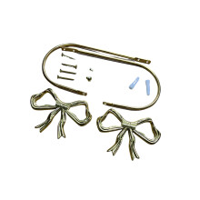 Oxidation Resistant Metal hoop Formed Curtain Holdbacks Pack-C