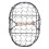 3X Wooden Handle Metal Retro Basket Portable Multi-Function Vegetable Fruit Egg Groceries Practical Storage Basket Black 3
