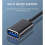 2X 2 in 1 USB 3.0 OTG Adapter Cable Type-C Micro-USB to USB 3.0 Interface Converter Black 3