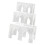 Decorative Transparent Acrylic Storage Rack Display Stand-suit 1