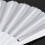 4X Plastic Fabric Hand Foldable Fan for Ladies Men White 8