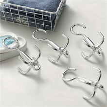 10PCS 360 Rotating Hanger Hooks Space Saving Wardrobe Organizer Clothes Rack Bag Shoes Scarf Hanger Hanging Holder
