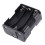 3X Double Side Spring 6 X 1.5 V AA Battery Holder Case Box Black 2