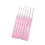 Knitting Crochet Hook Collection Pink Rubber Handle Set-Pink 1
