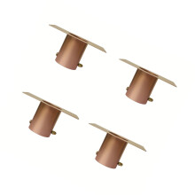 4Pcs Iron Rain Chain Connectors Perfect For Villas-rose gold