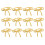 12Pcs Multifunctional Bows Design Napkin Rings Practical-GD 1
