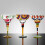 Mexicans Cocktail Margarita Glass with Exotic Pattern-True red 4