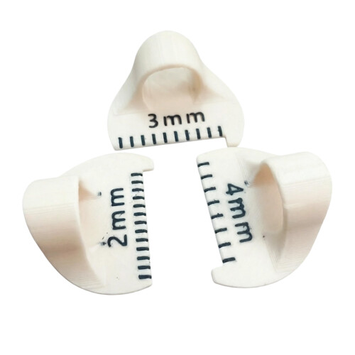 Easy to Use 3D Printed Quilting Templates Stitching Guide-White