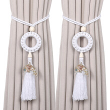Outdoor Curtain Tiebacks Rope Curtain Holders Curtain-White