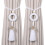 Curtain Tiebacks Rope,Decorative Handmade Tie Backs-White 1