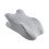 Ergonomic Lower Back Pillow Soft Memory Foam Waist-Light Grey 1