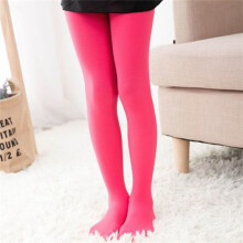 Red Kids Girls Velvet Ballet Tights Dance Socks Microfiber Socks Professional Dance Leggings S