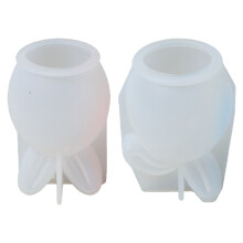 Moules Ă bougies en Silicone, Ćufs de pĂąques, lapin,-UN