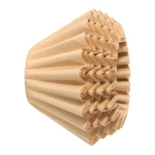 100pcs Pouring Over Brewing Coffee Filters-true color 155