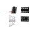 2X TPM 2.0 Encryption Security Module Remote Card 14 Pin SPI TPM2.0 Security Module for ASROCK Motherboard 2