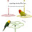 Multifunctional Plastic Rotating Windmill Toy Small Bird-Yellow 7