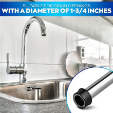 2X Bar Sink Overflow Pipe 7.48inch Sink Strainer Pipe Tube Bathroom Pipes Fittings -Sink Drain Strainer Pipe Overflow