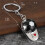 Set van 6 zinklegering sleutelhangers accessoires-C 4