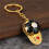 6PCS/Pack Elegant Soccer Keychains Zinc Alloy Construction-D 7