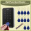 Anti-Copy Encrypted Standalone Access Controller 125Khz ID Access Control Keypad Digit Panel Card Reader for Door Lock 2
