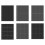Plastic Trading Card Sheet Protectors Refill Page- square gri 2