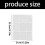 Plastic Trading Card Sheet Protectors Refill Page- square gri 4
