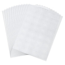 12 Stück 14-Fädige Kunststoff-Leinwandplatten, 27,9 X 21,8 Cm, Weiße Leinwand-Kunststoffgitterplatten für Nadelspitzenarbeiten