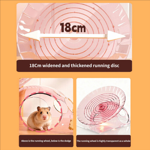 Ergonomic Flying Saucers Wheel Large Diameter-oranges  color 1
