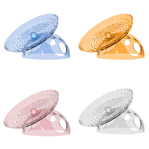 Hamster Flying Saucers Exercise Wheel With Hideouts For-Clear 2