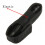 20 X Bolsa 13cm Nilon Negro para LED Linterna 6