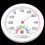 6X Hygrometer Vochtigheidsthermometer Temp/Temperatuurmeter 1