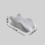 Ergonomic Lower Back Pillow Soft Memory Foam Waist-Light Grey 4